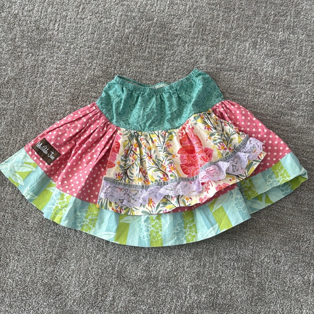 Matilda Jane Multicolor Patchwork Skirt